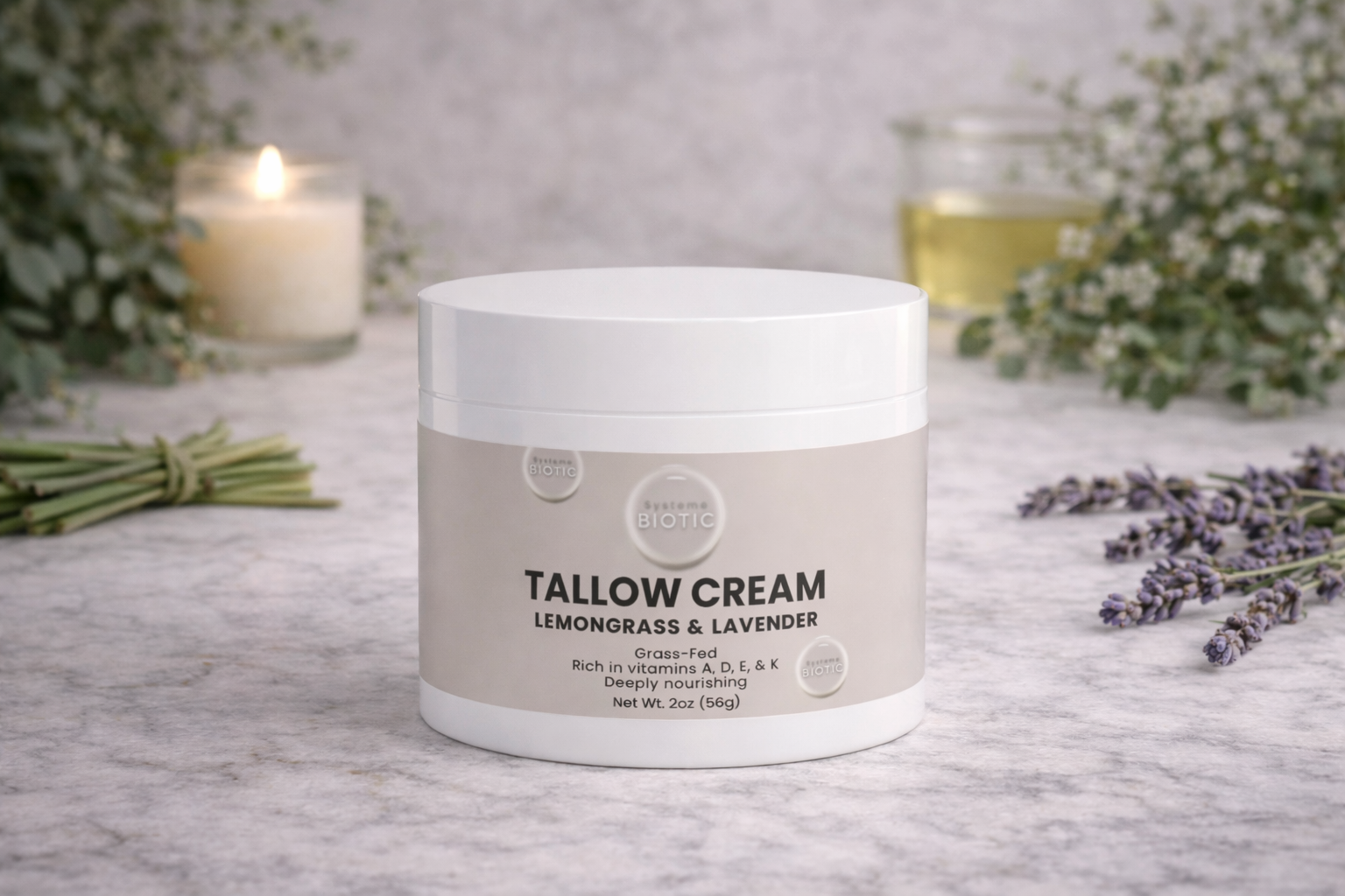Tallow Cream Lemongrass & Lavender